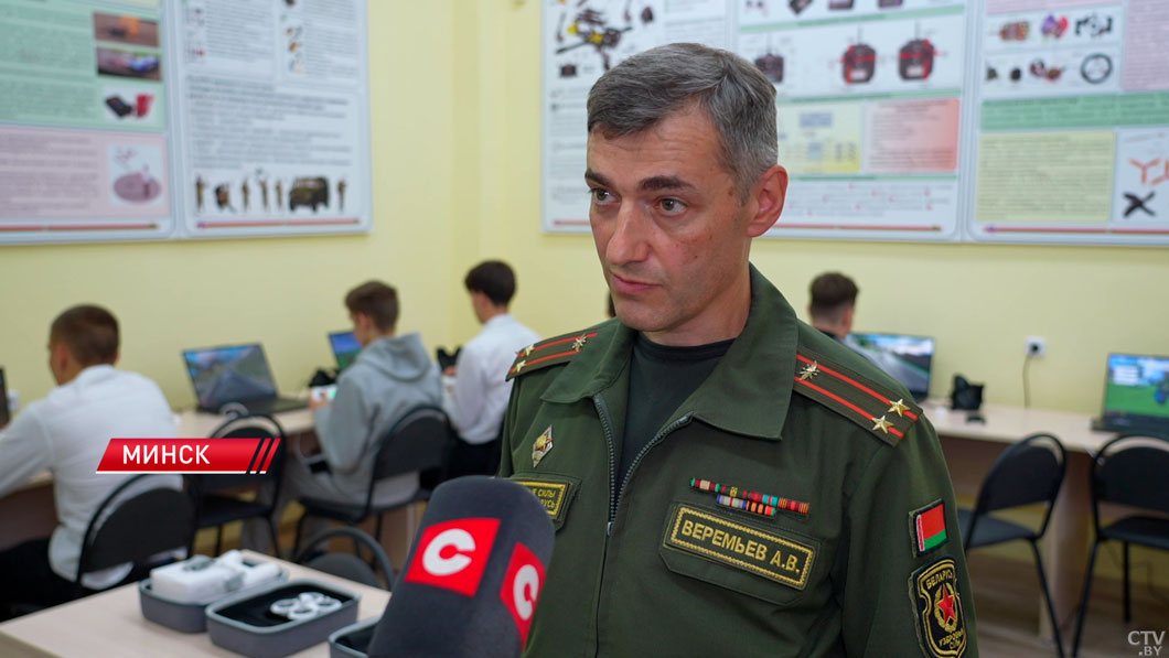 Центр управления и связи с беспилотниками открыли в Академии связи в Минске-4