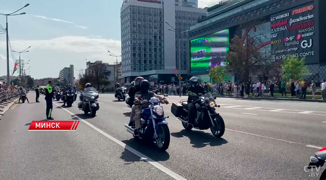 Мотопарад H.O.G. Rally Minsk объединил тысячи байкеров из Беларуси и зарубежья-8
