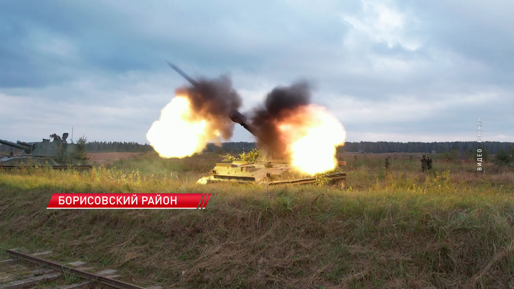На Борисовском полигоне идут занятия по специальной подготовке с боевой стрельбой-2
