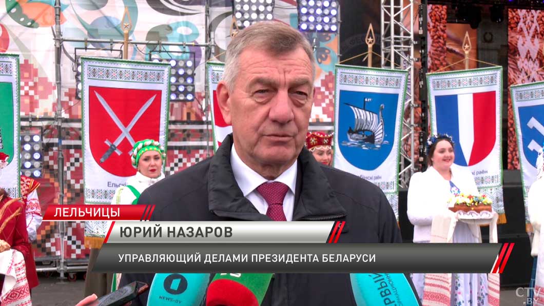 Лельчицы принимают областные «Дожинки» – на главной площади прошло чествование хлеборобов-6