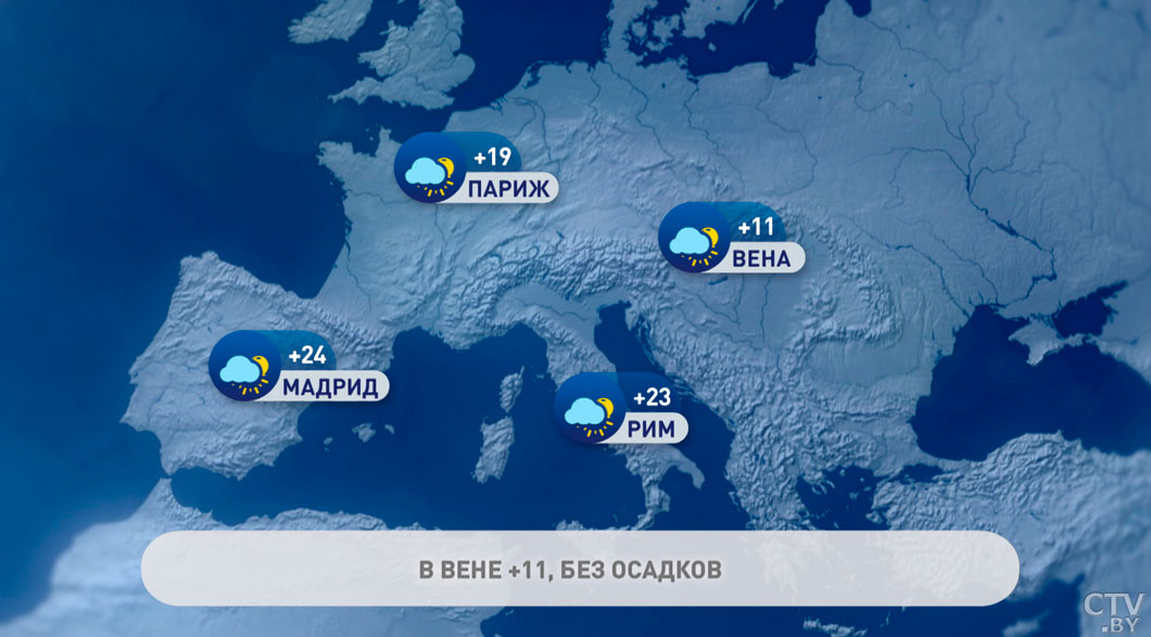 В Софии +13, а в Москве +6 и с мокрым снегом – погода в Европе на неделю-2