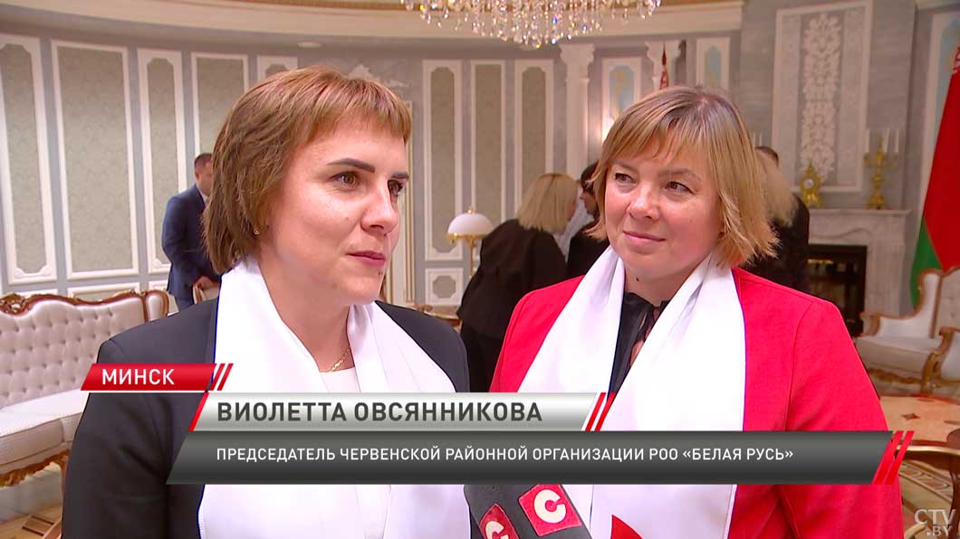 Делегация «Белой Руси» побывала на экскурсии во Дворце Независимости-2