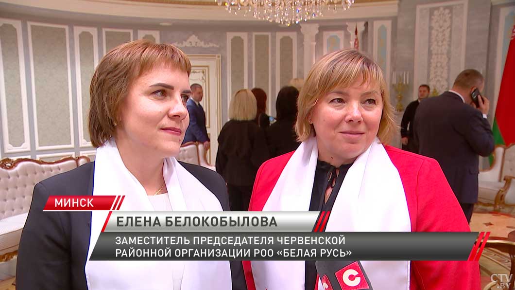 Делегация «Белой Руси» побывала на экскурсии во Дворце Независимости-4