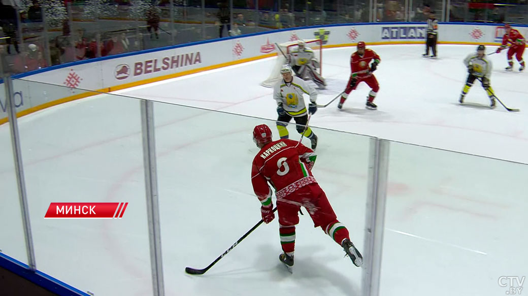 Команда Президента одержала уверенную победу над сборной Могилевской области в матче РХЛ – 9:3-2