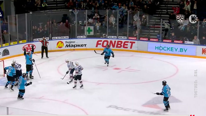 Минское «Динамо» разгромило «Ладу» в домашнем матче чемпионата КХЛ