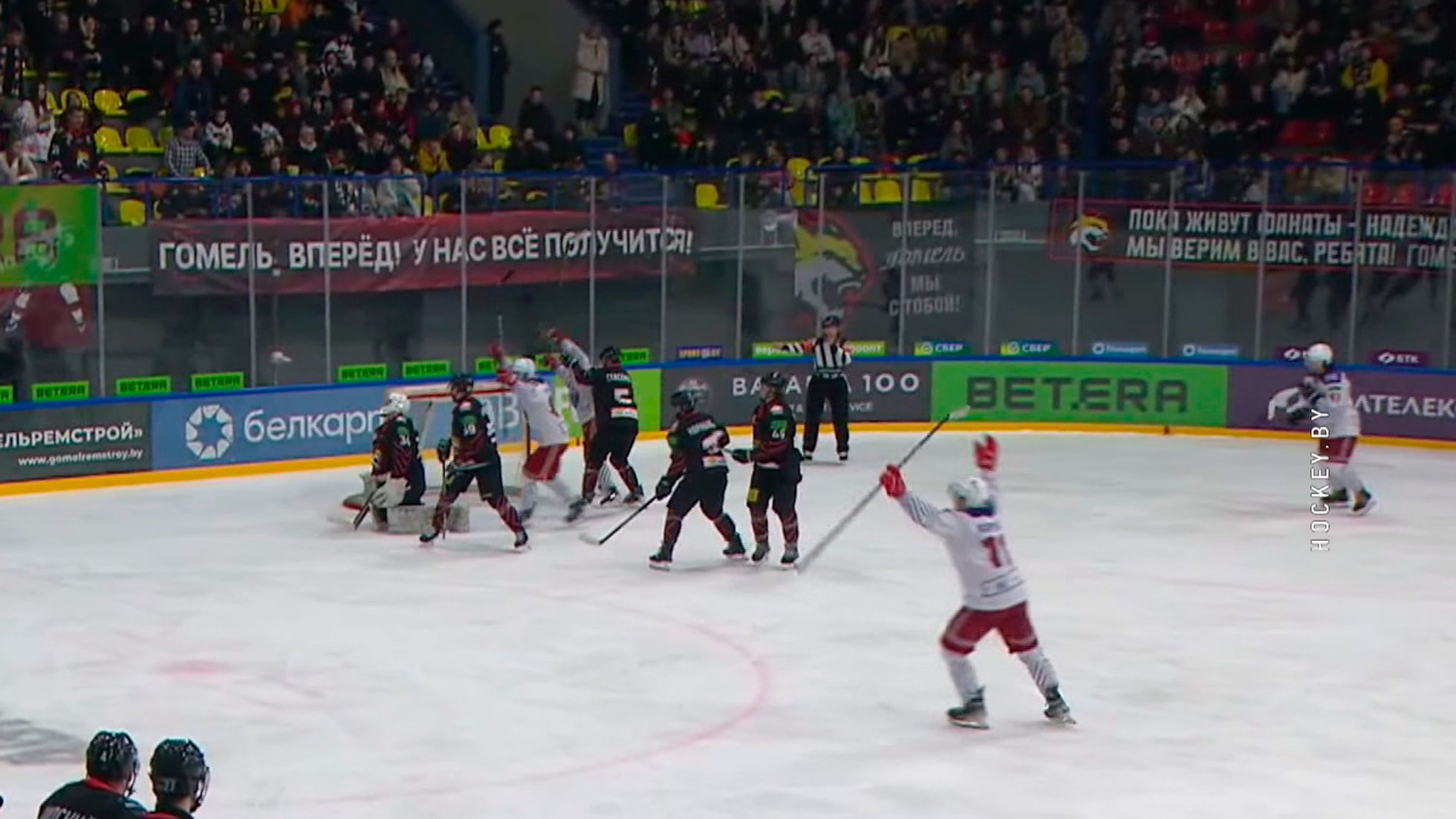 «Юность» одержала победу над «Гомелем» в хоккейной экстралиге