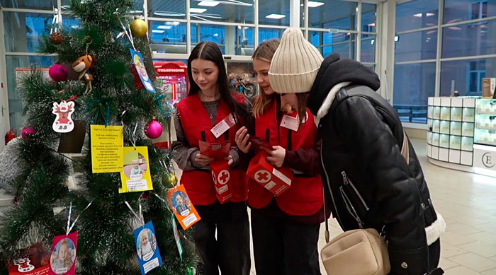 Благотворительный марафон «Ёлка желаний» проходит в Витебске