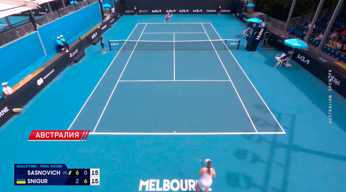 Александра Саснович пробилась в основную сетку Australian Open