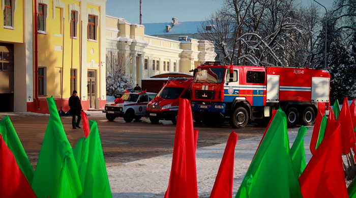 В Полоцке открыли обновлённое здание пожарной аварийно-спасательной части