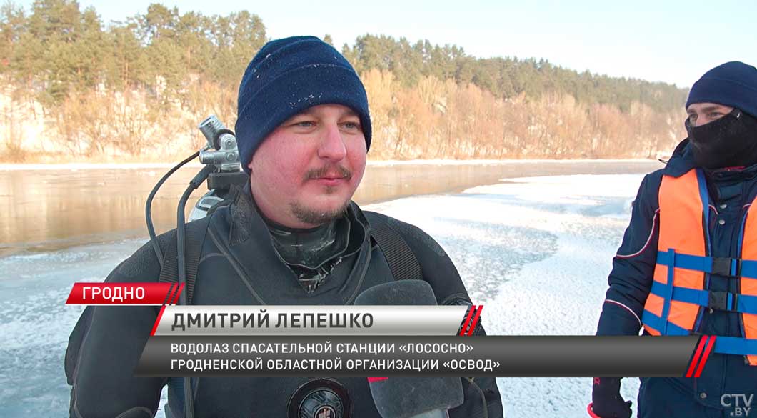 Погружение в -18 и 40-килограммовое снаряжение – в Гродно провели экзамен для водолазов-8