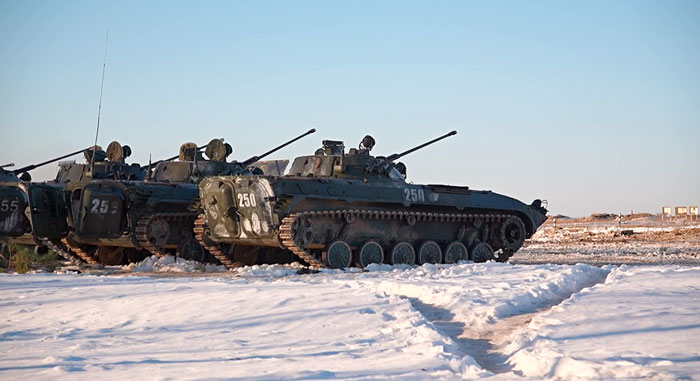 В рамках проверки боеготовности проходит контрольная стрельба у 11-й механизированной бригады