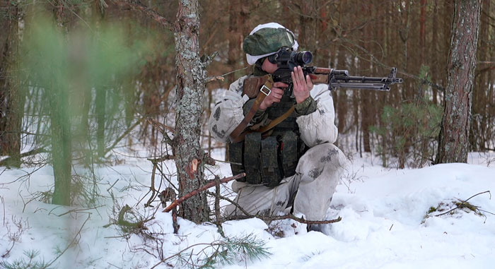 В рамках проверки ВС военнослужащие сдают нормативы по огневой подготовке