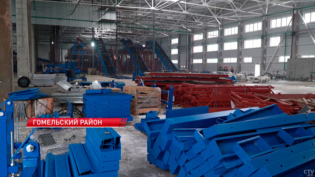В Гомельском районе готовность комплекса по переработке ТКО достигла 70 %-2