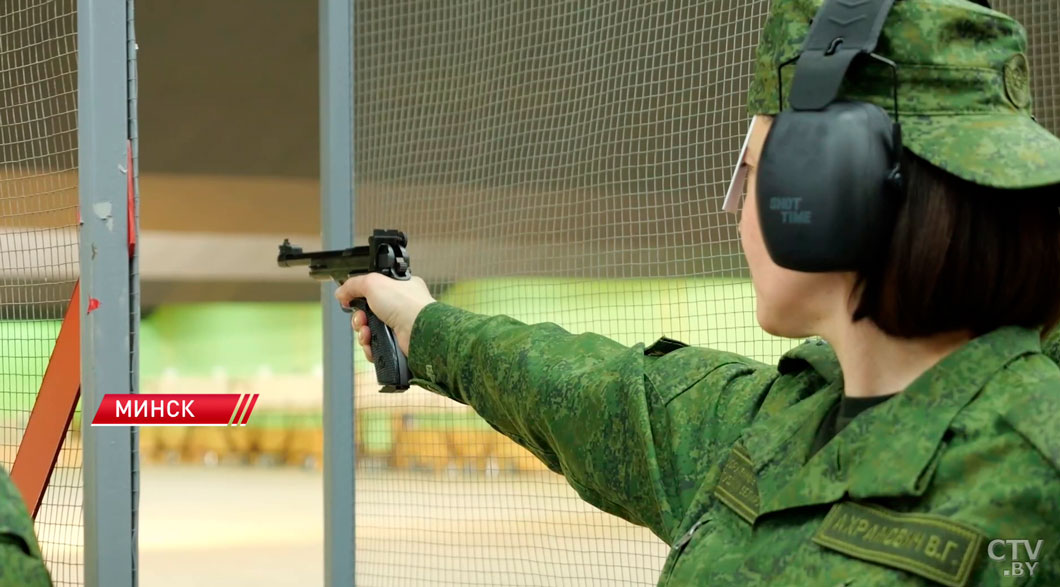 Грация и мастерство! В Минске прошли соревнования по стрельбе среди женщин-военнослужащих-2