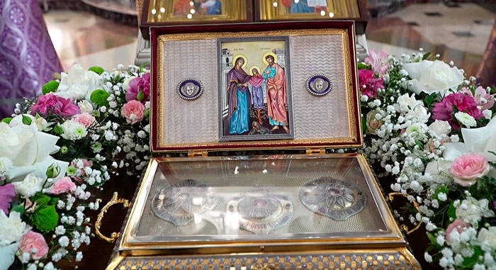 В Витебск доставили ковчег с частичкой пояса Пресвятой Богородицы