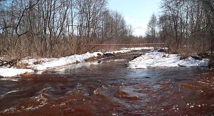 МЧС: подтопления паводковыми водами зафиксированы в трех областях Беларуси