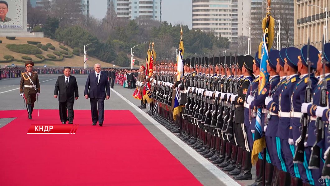 Церемония встречи Лукашенко и Ким Чен Ына состоялась в Пхеньяне-2