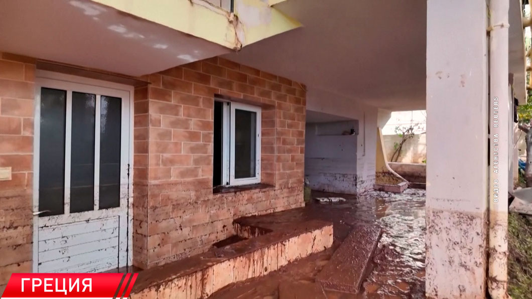 Шторм «Эрминио» обрушился на Грецию-2