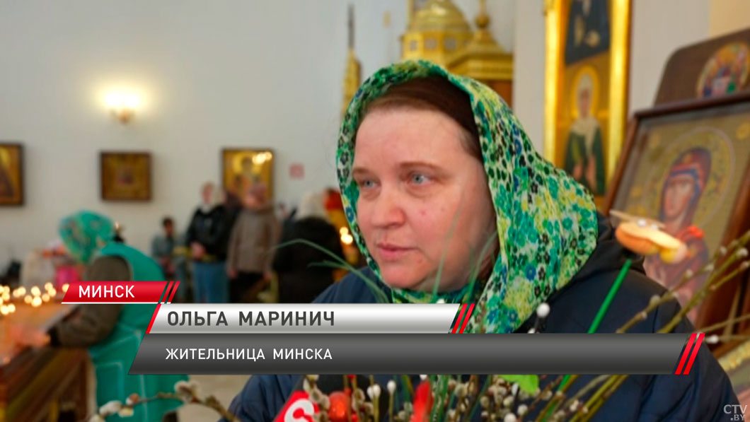 Православные христиане отмечают Вербное воскресенье-4