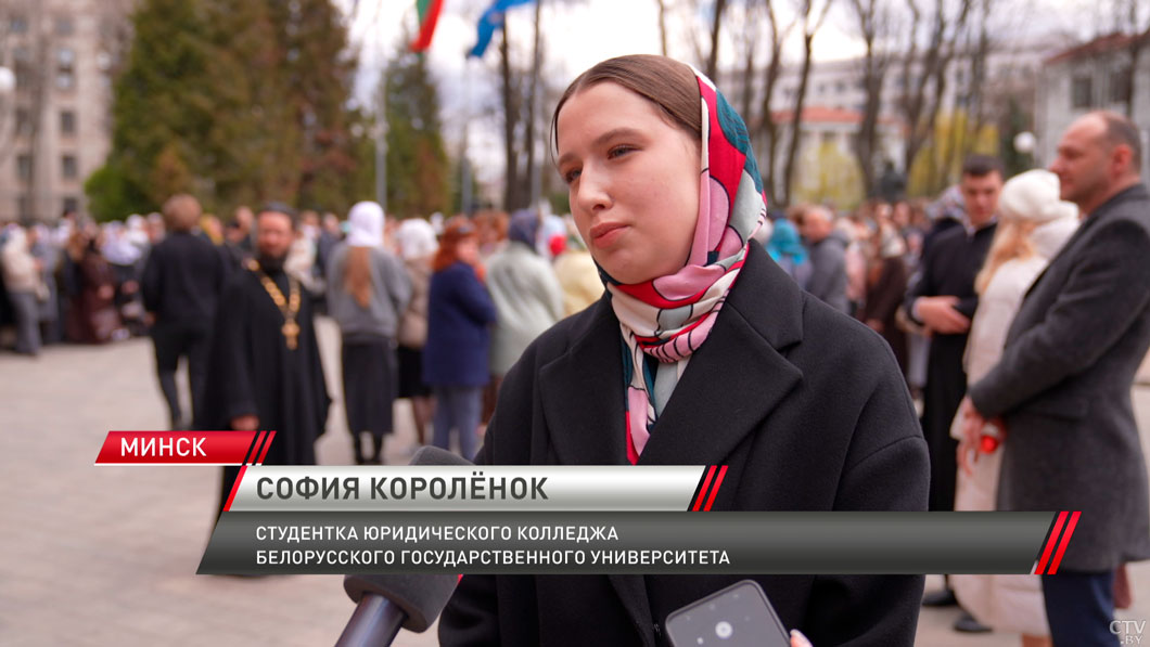 Празднование Светлой Пасхи состоялось в БГУ-4