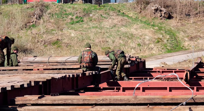 Понтонный мост вновь свяжет два берега Западной Двины в Бешенковичах