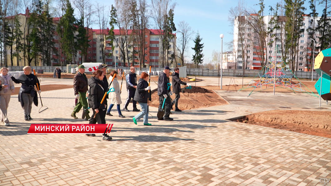 Более 320 тысяч жителей Минской области присоединились к республиканскому субботнику-2