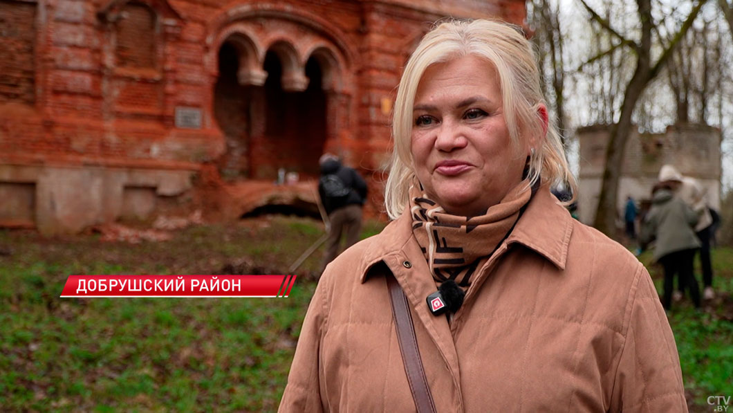 В Добрушском районе навели порядок у стен исторического имения Герардов-4