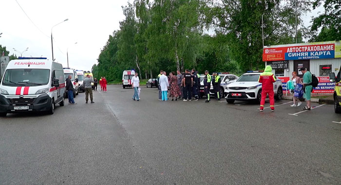 Все пострадавшие от удара беспилотника находятся в Беларуси Все пострадавшие от удара беспилотника находятся в Беларуси