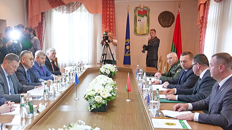 Делегация ОДКБ с рабочим визитом посетила пункт пропуска «Брузги»