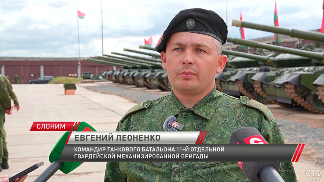 Модернизированные танки Т-72БМ2 белорусской модификации поступили в 11-ю механизированную бригаду-4 Модернизированные танки Т-72БМ2 белорусской модификации поступили в 11-ю механизированную бригаду-4