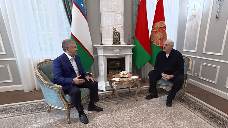 Александр Лукашенко встретился с Президентом Узбекистана