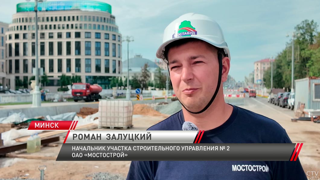Ремонт моста через Свислочь в Минске идет с опережением графика-6