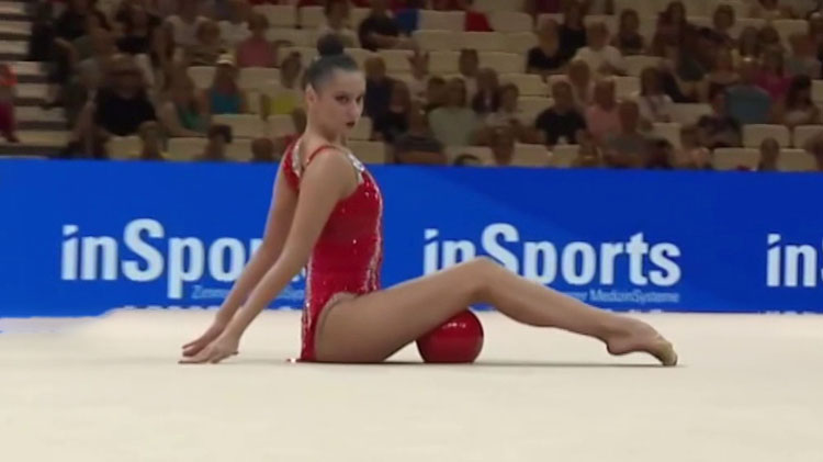 Алина Горносько вышла в три финала на чемпионате мира по художественной гимнастике в Германии