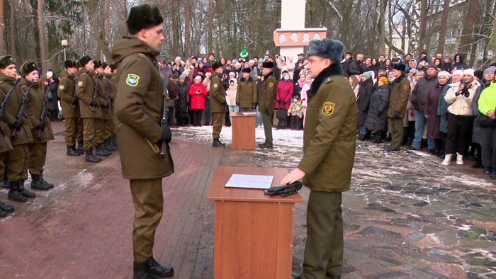 Наши границы в надёжных руках. Более 170 новобранцев принесли присягу в Мачулищах