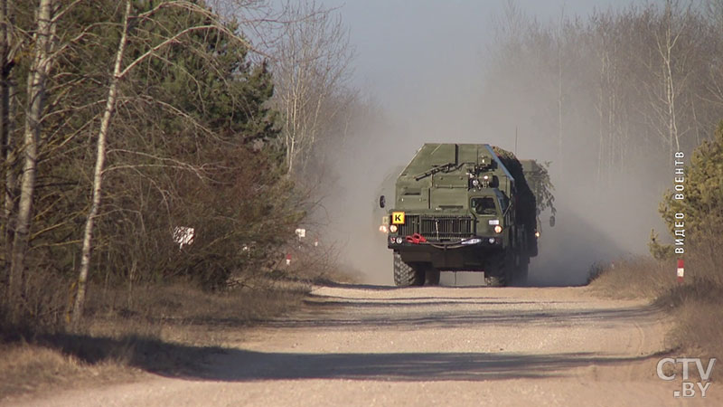 Боевая работа по имитированным воздушным целям. В белорусской армии продолжается плановый полевой выход двух ракетных полков-1