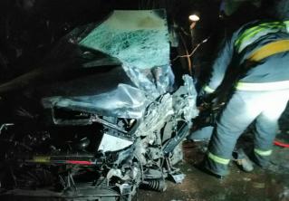 В Смолевичском районе из-за столкновения с МАЗом зажало водителя Volvo