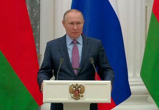 «Мы делаем то, что считаем нужным делать». Путин ответил на вопрос об Украине