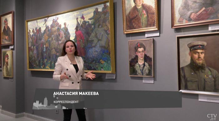 26 полотен от 15 мастеров. Где в Минске проводят выставку, посвящённую ВОВ?-4