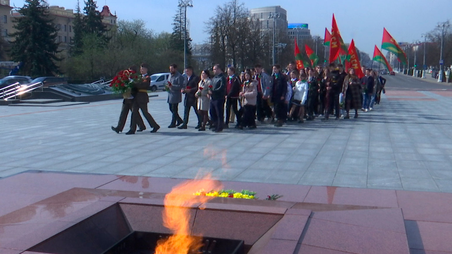 Акция «Цветы Великой Победы» стартовала в Минске. Накануне 9 Мая белорусы почтят память погибших в годы войны