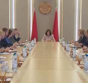 Наталья Кочанова встретилась с председателями районных Советов депутатов Минской области