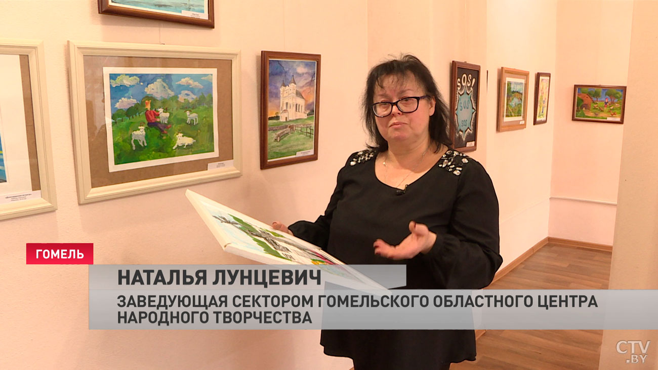 Выставка-конкурс «Дети рисуют мир» открылась в Гомельской области-4