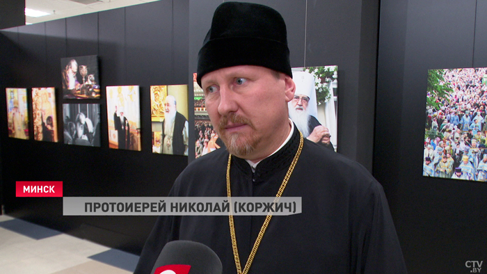 Фотографии, картины и рисунки. В Минске открыли выставку памяти митрополита Филарета-4