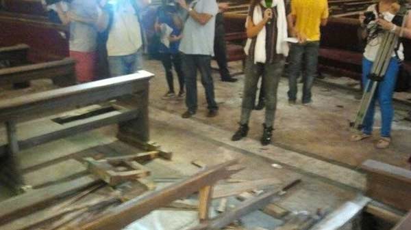 В кафедральном соборе Сарагосы прогремел взрыв