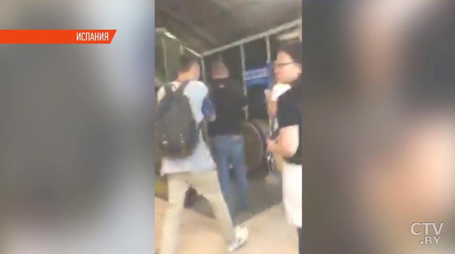 Взрыв ноутбука в метро Мадрида: видео очевидцев-1