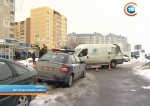 На улице Лобанка в Минске микроавтобус наехал на женщину возле магазина