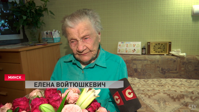 100-летнего юбиляра поздравили в Минске. Вот что белоруска рассказала о своей жизни-4