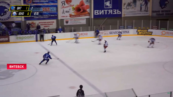 Хоккей. «Юность» на выезде уступила «Витебску» в матче чемпионата Беларуси-1 Хоккей. «Юность» на выезде уступила «Витебску» в матче чемпионата Беларуси-1