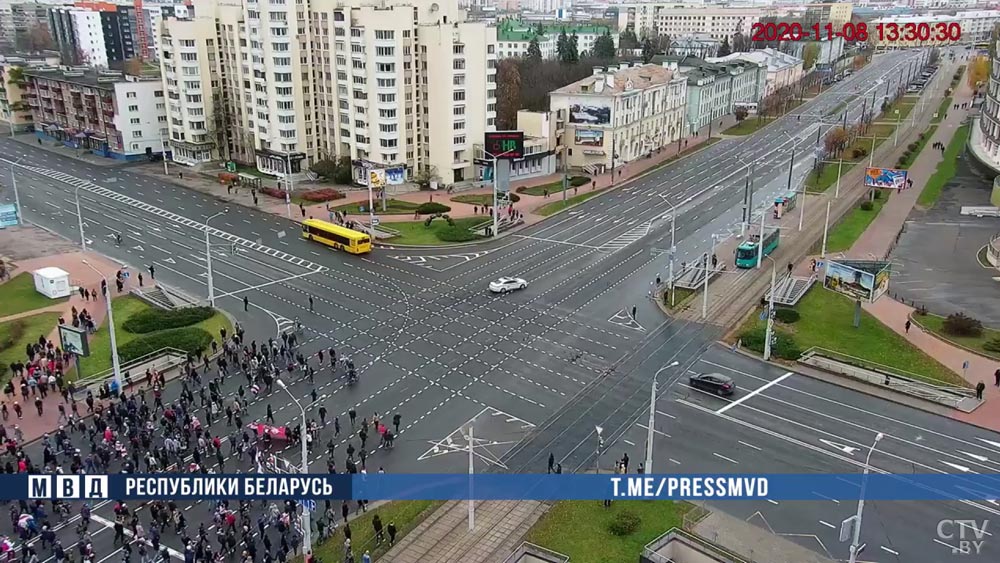 Более тысячи человек задержаны на акциях протеста 8 ноября-1