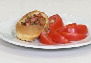Запечённый в булке омлет. Готовим необычный и вкусный завтрак 