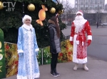 Новогодняя утренняя зарядка с Марией Богатырь и Дедом Морозом